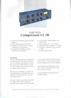 Буклет Tube-Tech Compressor CL 1B, 55-963, Баград.рф